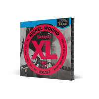 D'Addario 14-68 Medium Baritone, XL Nickel Electric Guitar Strings