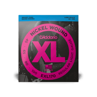 D'Addario 45-100 Regular Light, Long Scale, XL Nickel Bass Strings