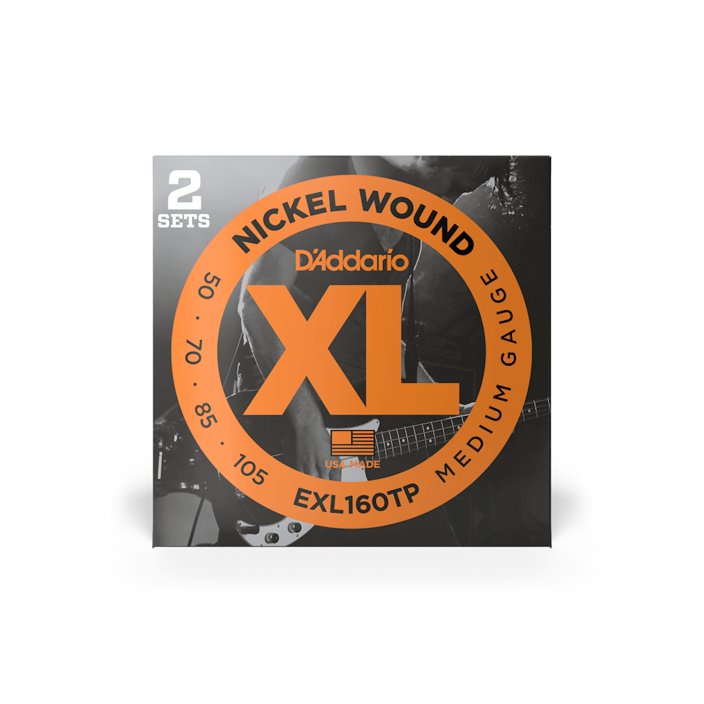 D'Addario 50-105 Medium, Long Scale, XL Nickel Bass Strings