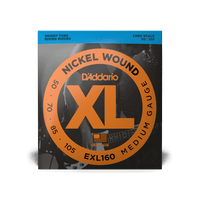 D'Addario 50-105 Medium, Long Scale, XL Nickel Bass Strings