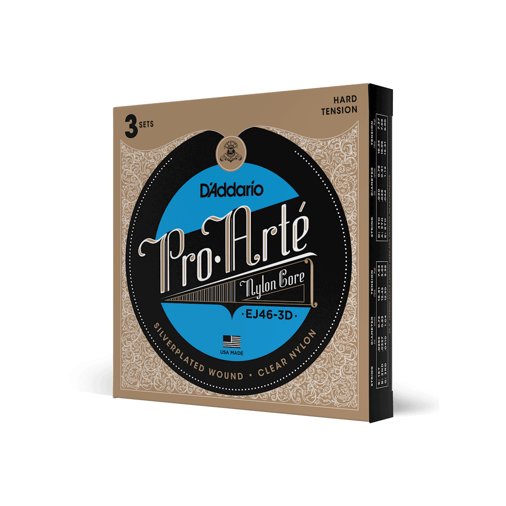 D'Addario Hard Tension, Pro-Arté Nylon Classical Guitar Strings