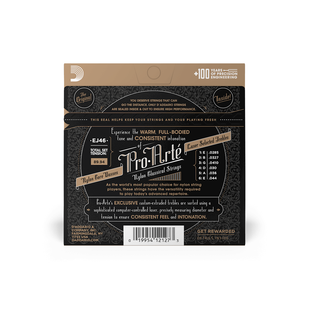 D'Addario Hard Tension, Pro-Arté Nylon Classical Guitar Strings