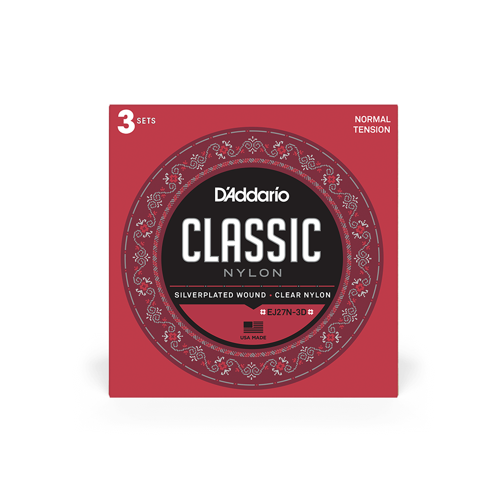 D'Addario Normal Tension, Classic Nylon Student Classical Guitar Strings
