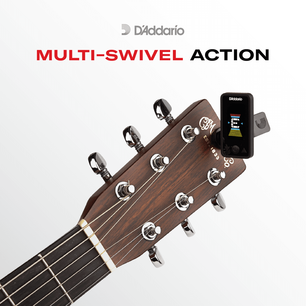 D'Addario Rechargeable Eclipse Guitar Tuner