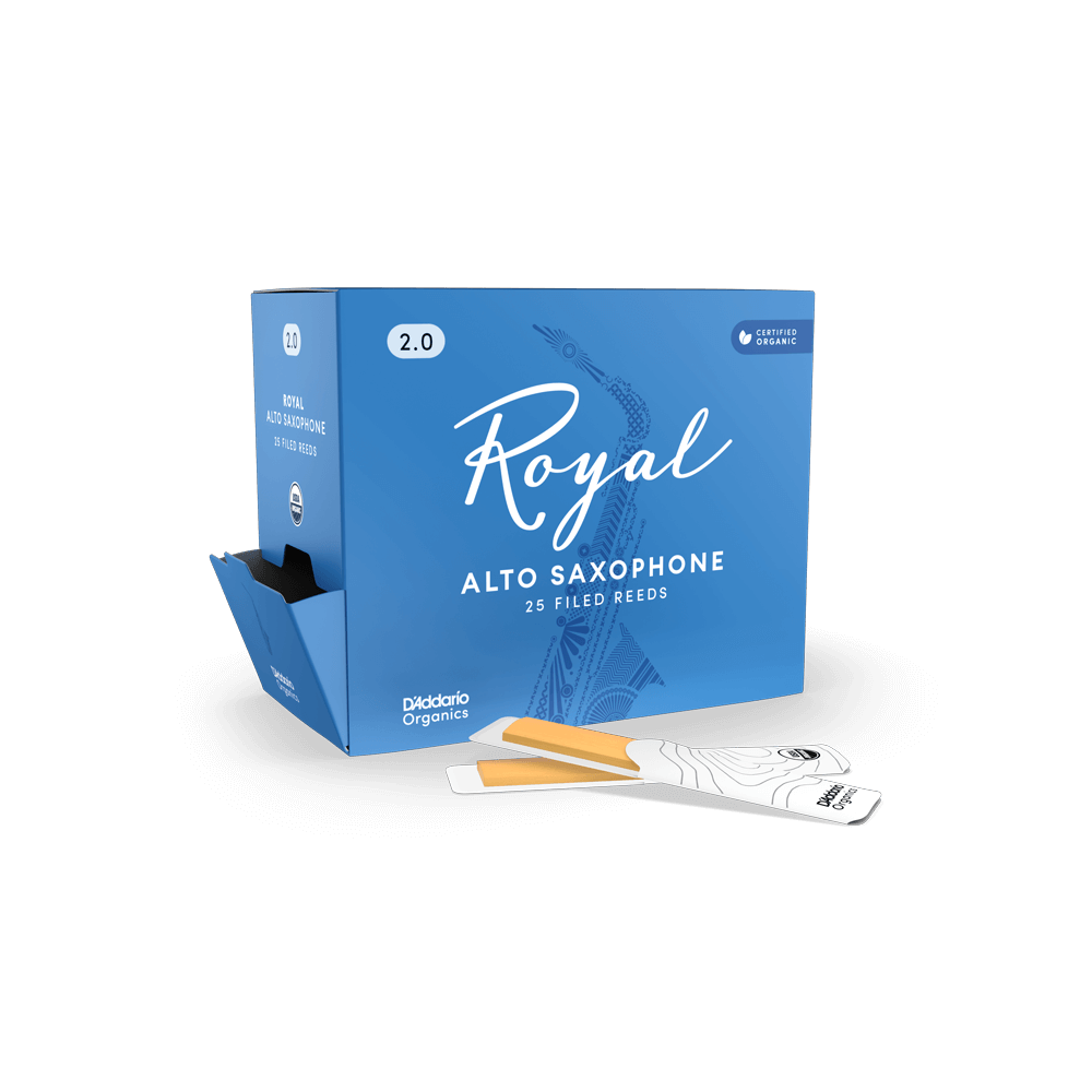 D'Addario Royal Organic Alto Saxophone Reeds