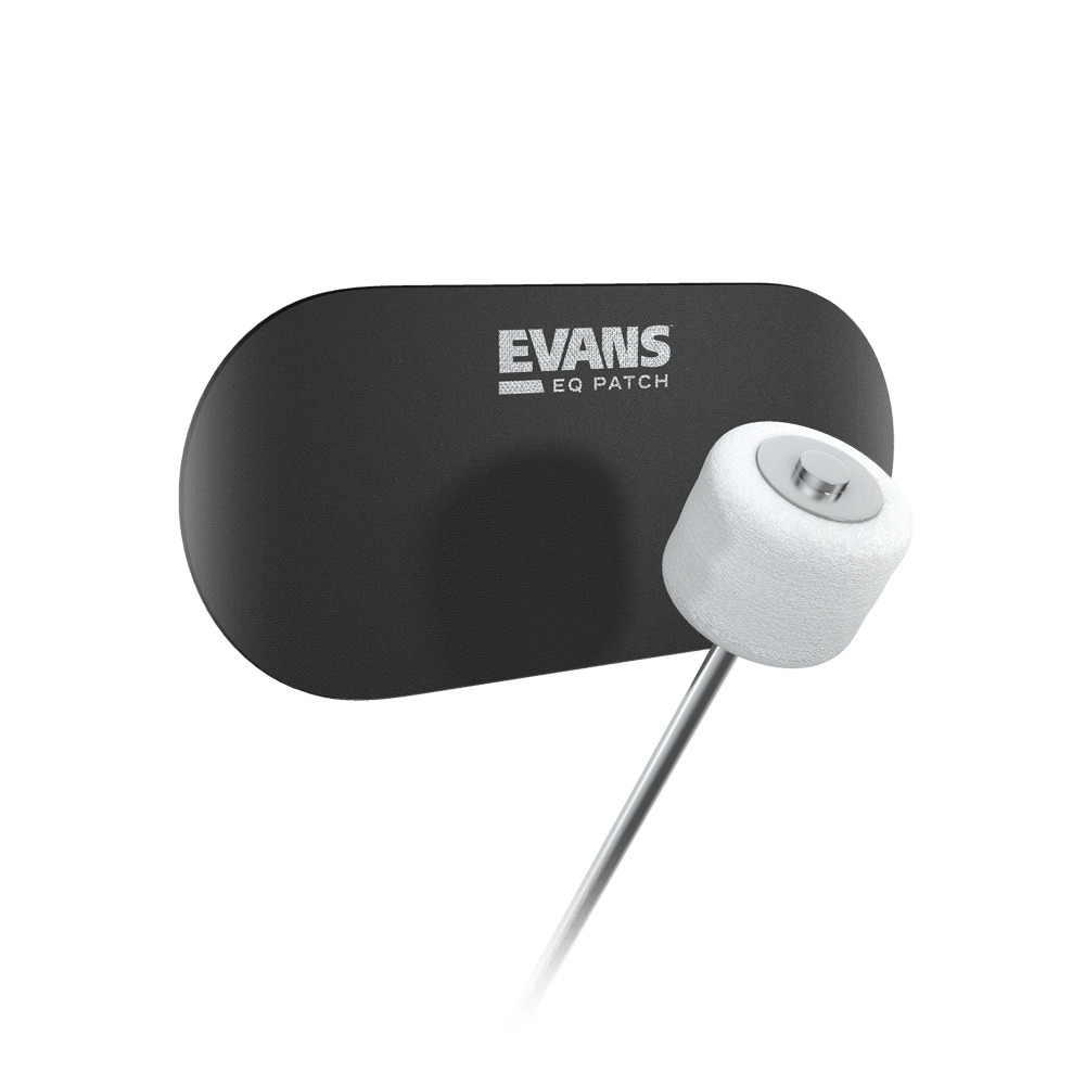 Evans EQ Black Nylon Bass Drum Double Patch