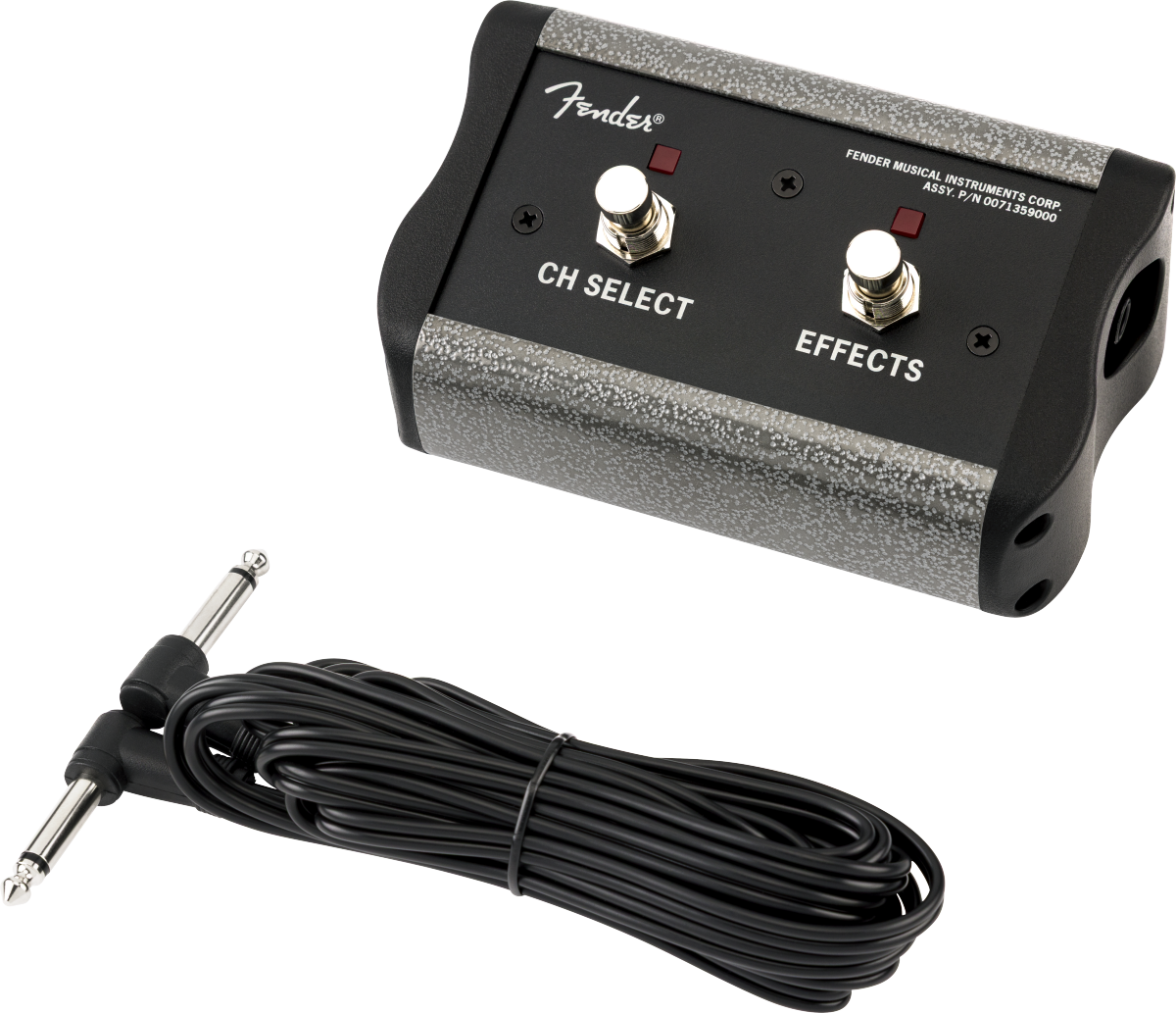 Fender 2-Button Footswitch: Channel Select-Effects On-Off