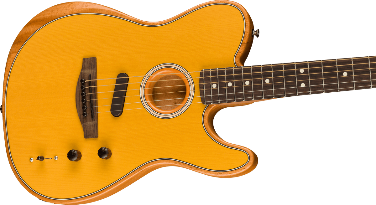 Fender Acoustasonic Player Telecaster, body detail