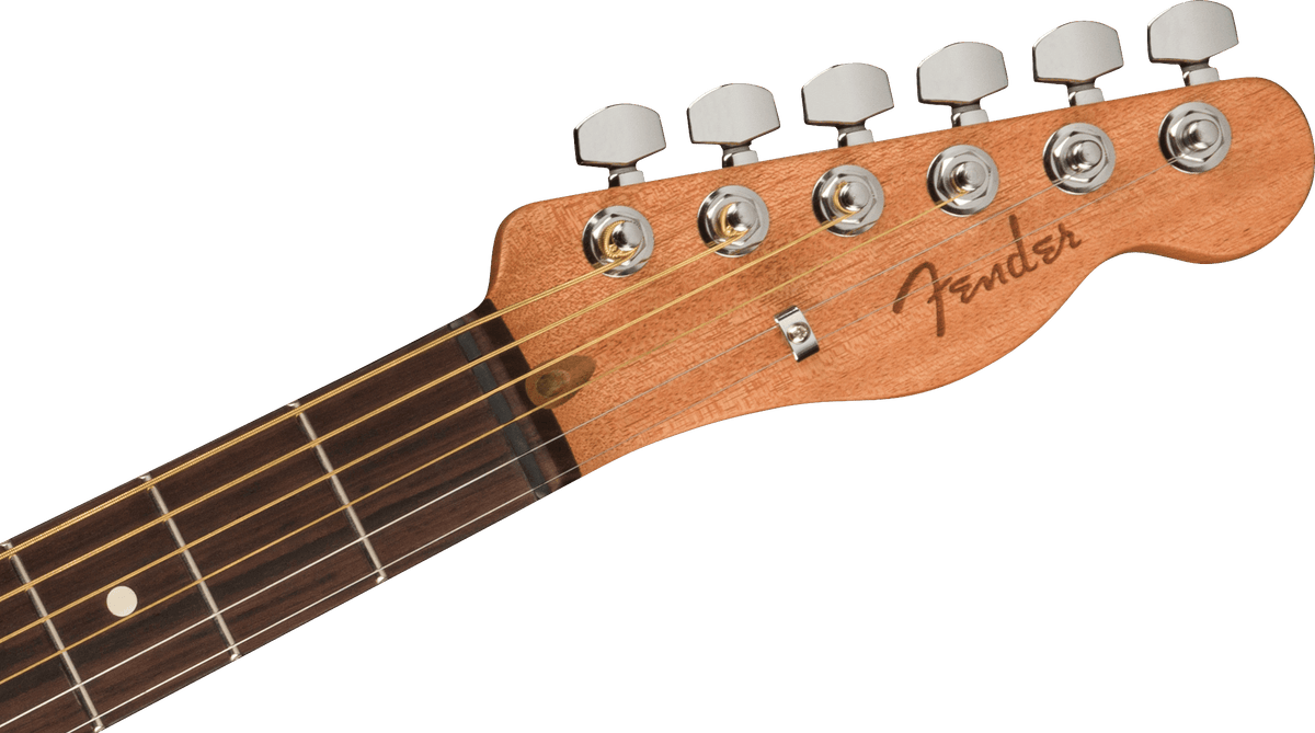 Fender Acoustasonic Player Telecaster, headstock, front