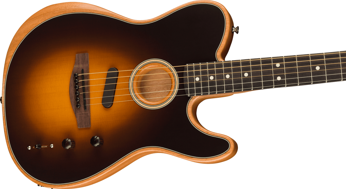 Fender Acoustasonic Player Telecaster, body detail