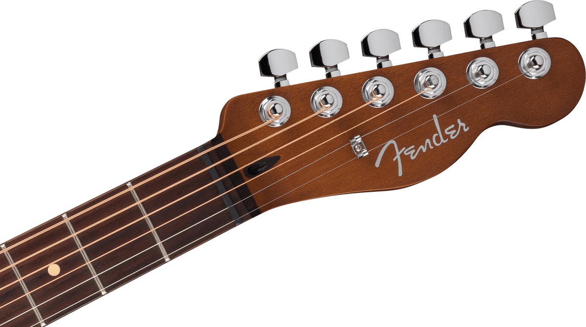 Fender Acoustasonic Standard Telecaster, headstock, front