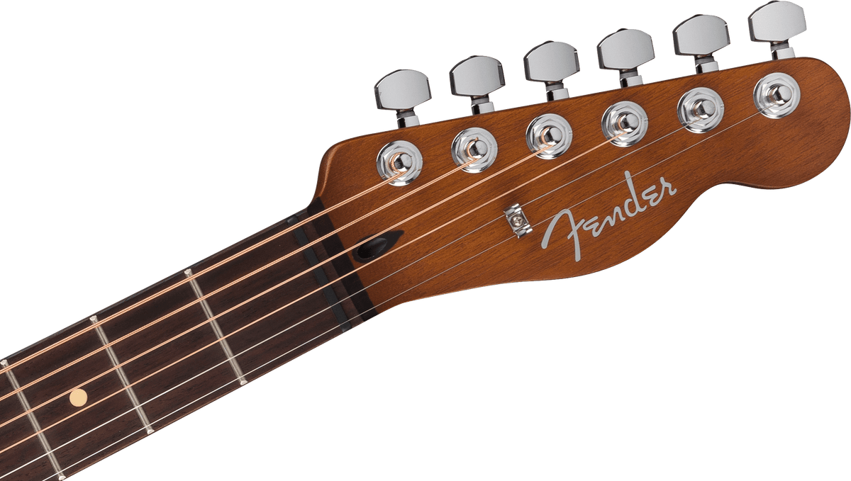 Fender Acoustasonic Standard Telecaster, headstock, front