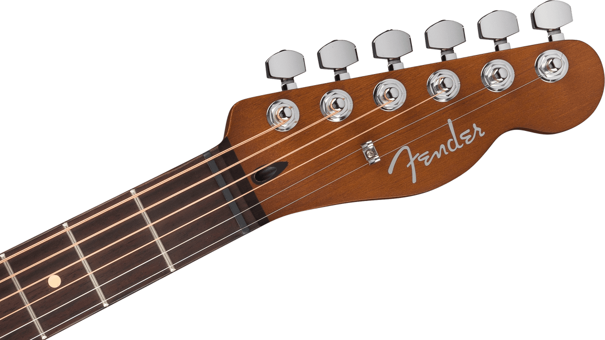 Fender Acoustasonic Standard Telecaster, headstock, front
