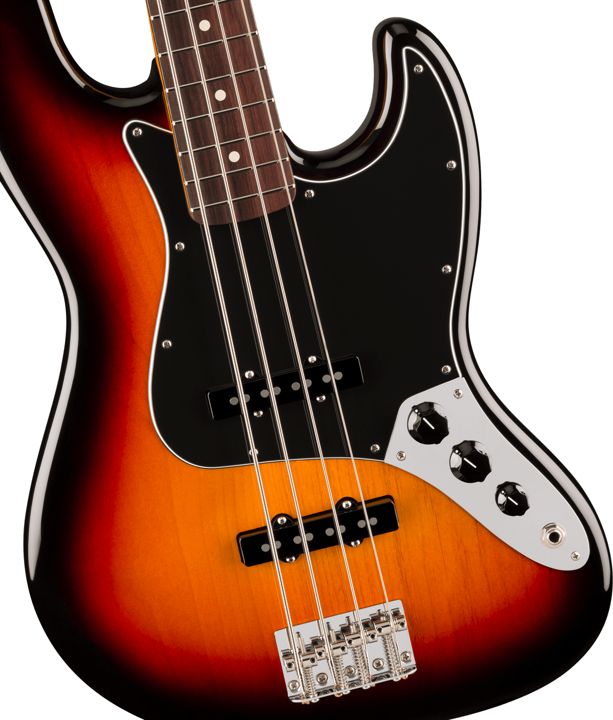 Fender American Professional Classic Jazz Bass, fingerboard detail