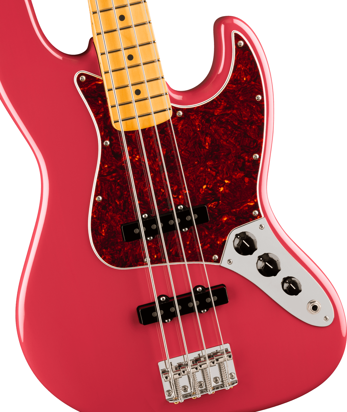 Fender American Professional Classic Jazz Bass, fingerboard detail