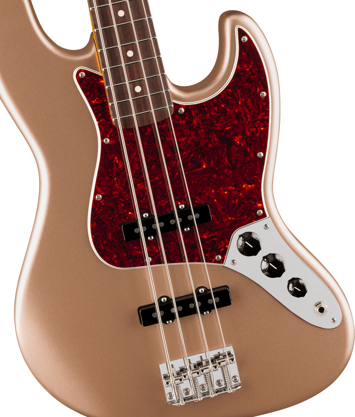 Fender American Professional Classic Jazz Bass, fingerboard detail
