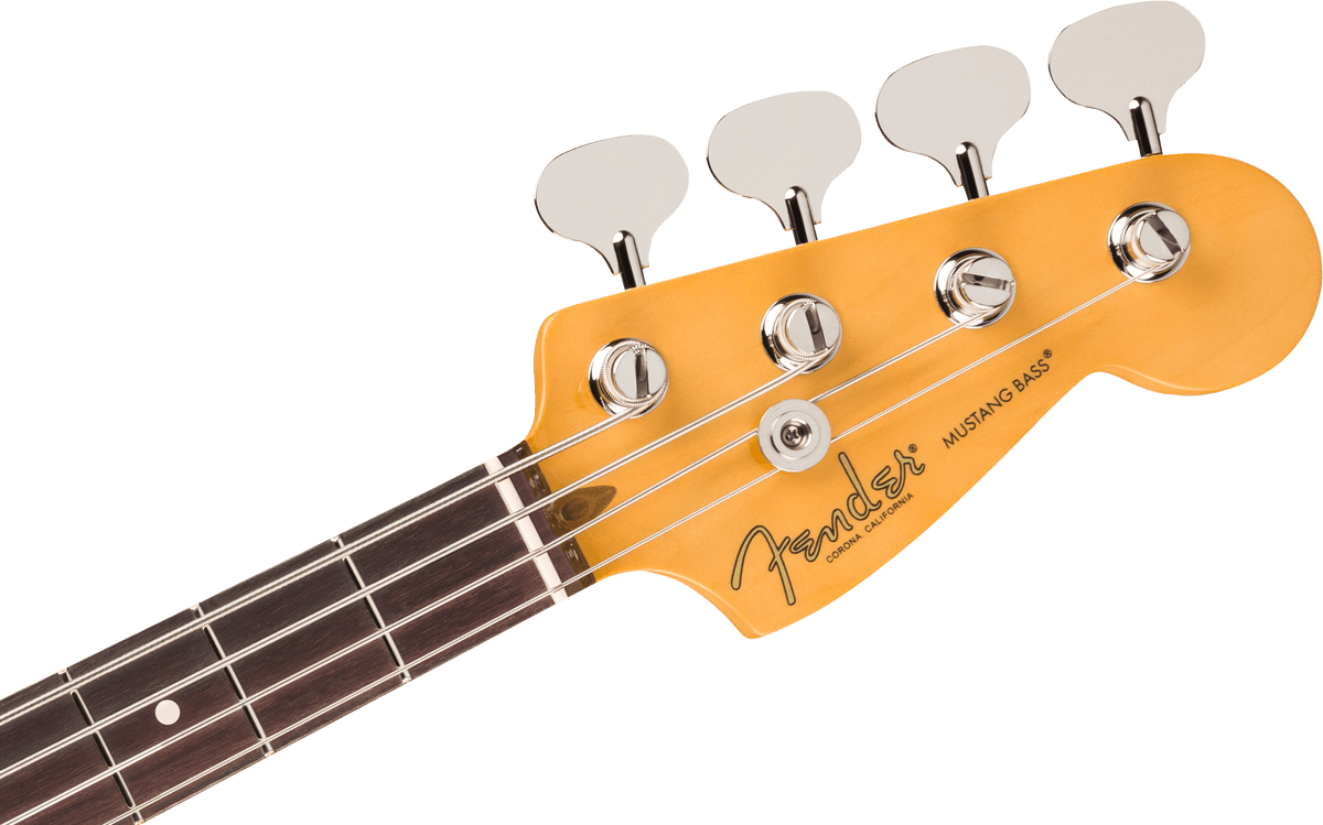 Fender American Professional Classic Mustang Bass, headstock, front