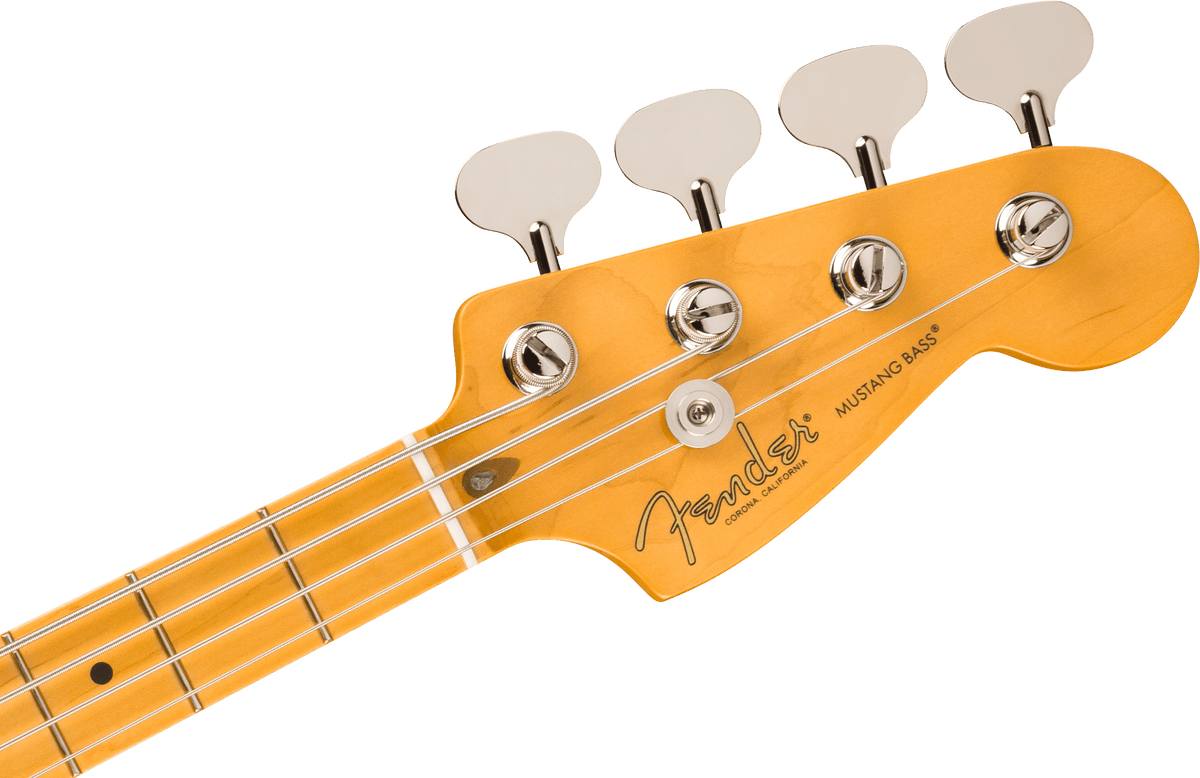 Fender American Professional Classic Mustang Bass, headstock, front