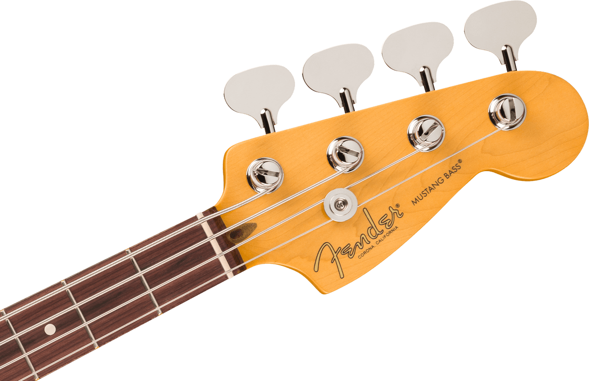 Fender American Professional Classic Mustang Bass, headstock, front