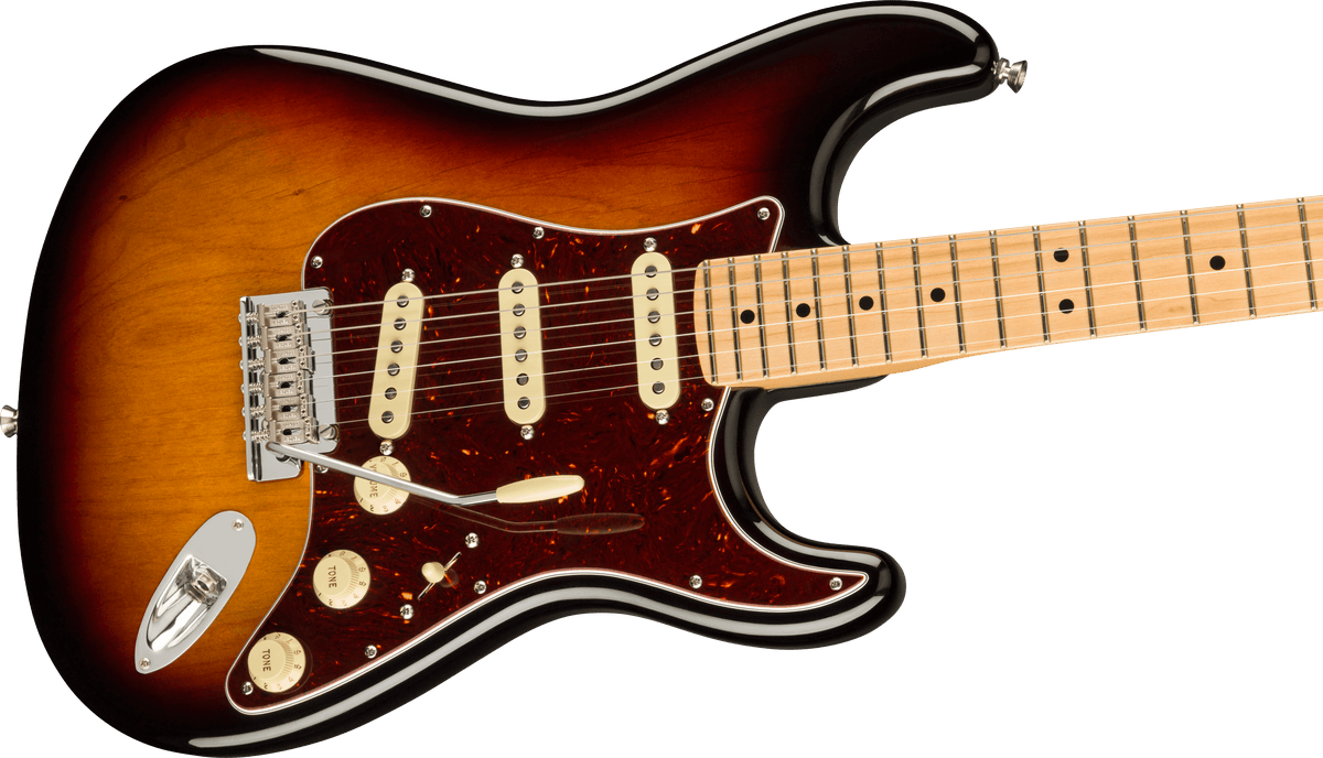 Fender American Professional II Stratocaster, body detail