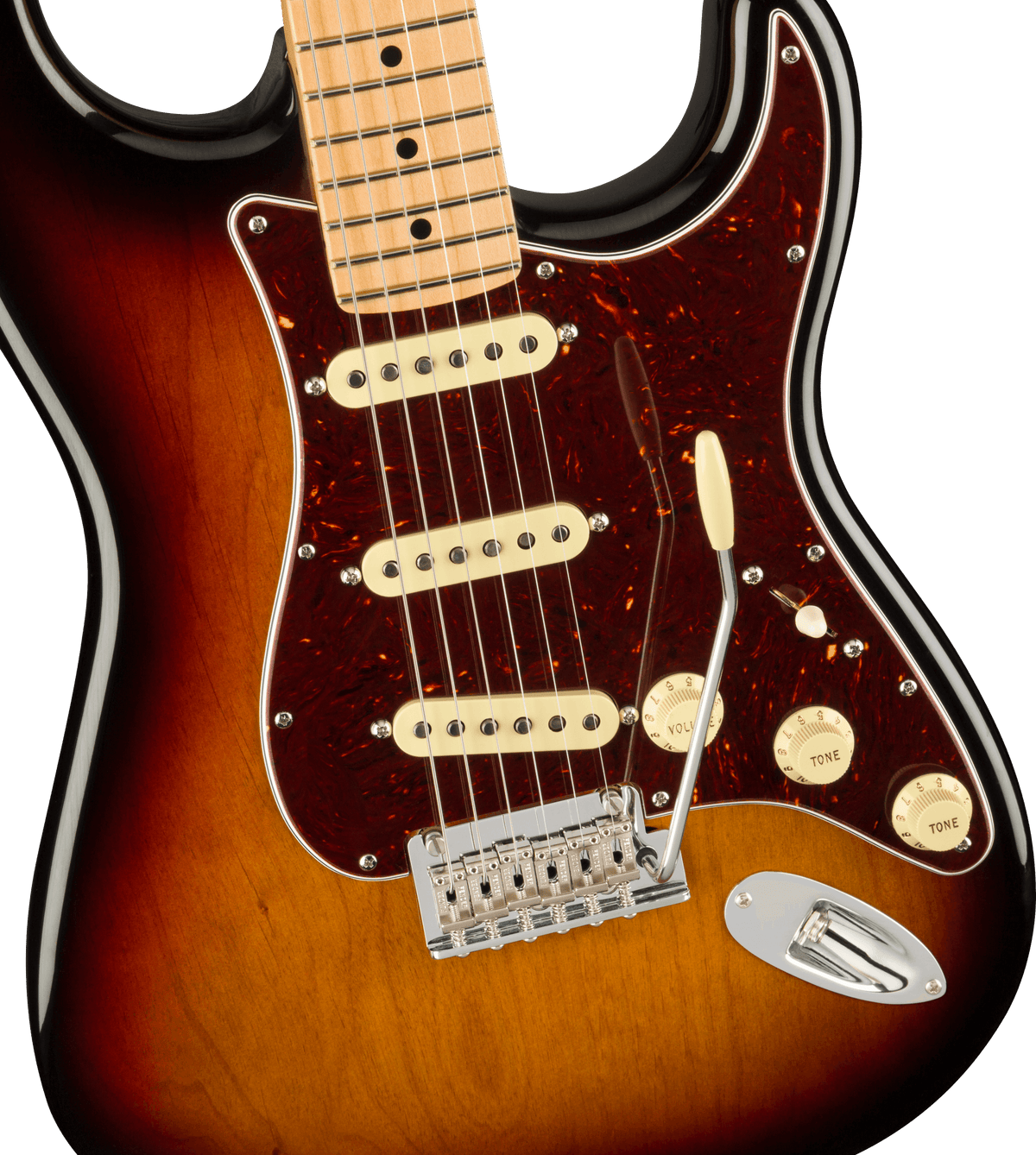 Fender American Professional II Stratocaster, fingerboard detail