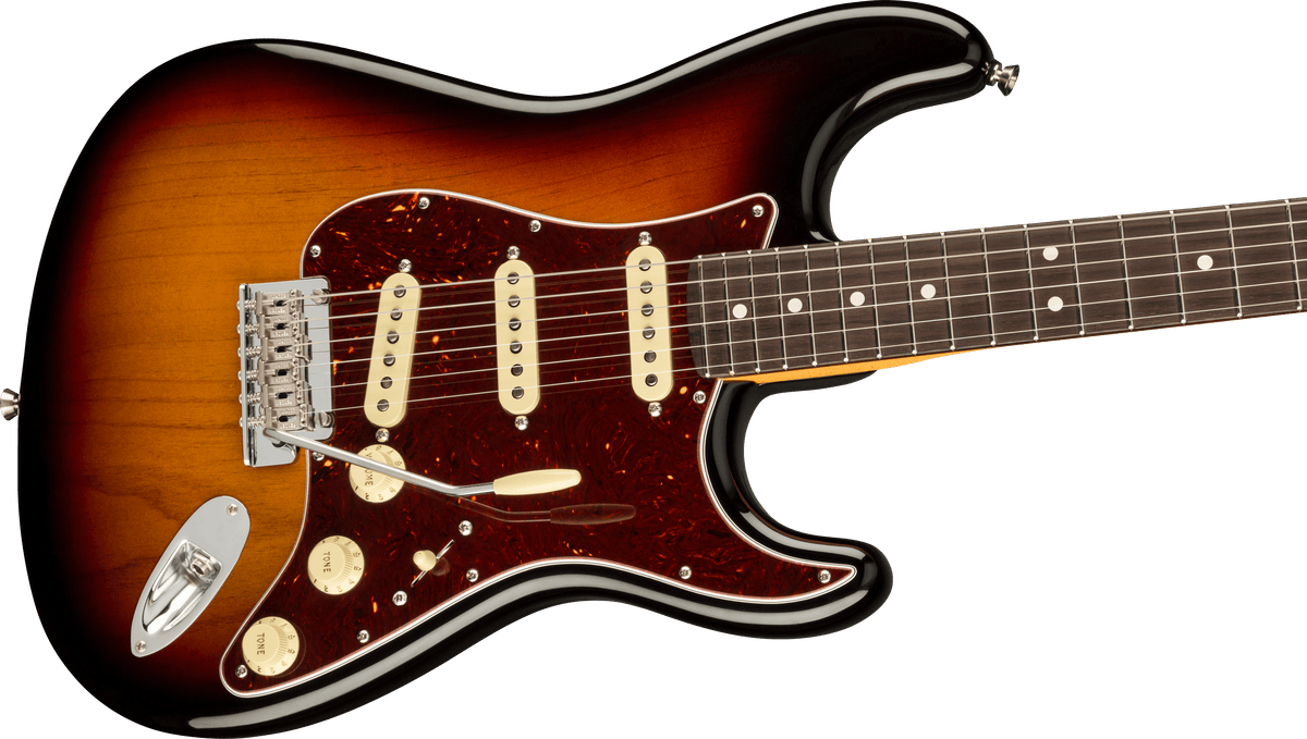 Fender American Professional II Stratocaster, body detail