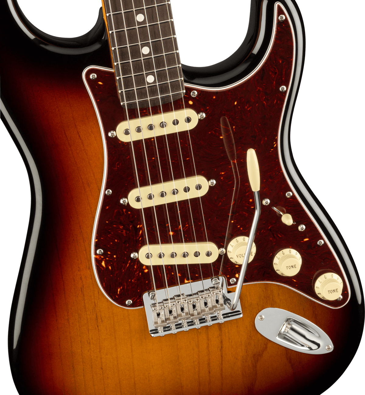 Fender American Professional II Stratocaster, fingerboard detail