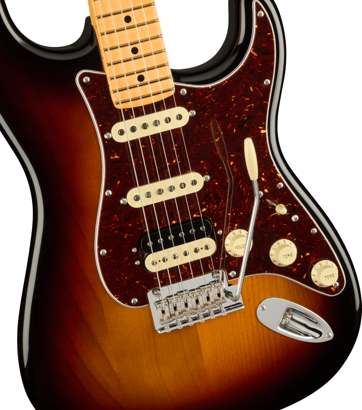 Fender American Professional II Stratocaster HSS, fingerboard detail