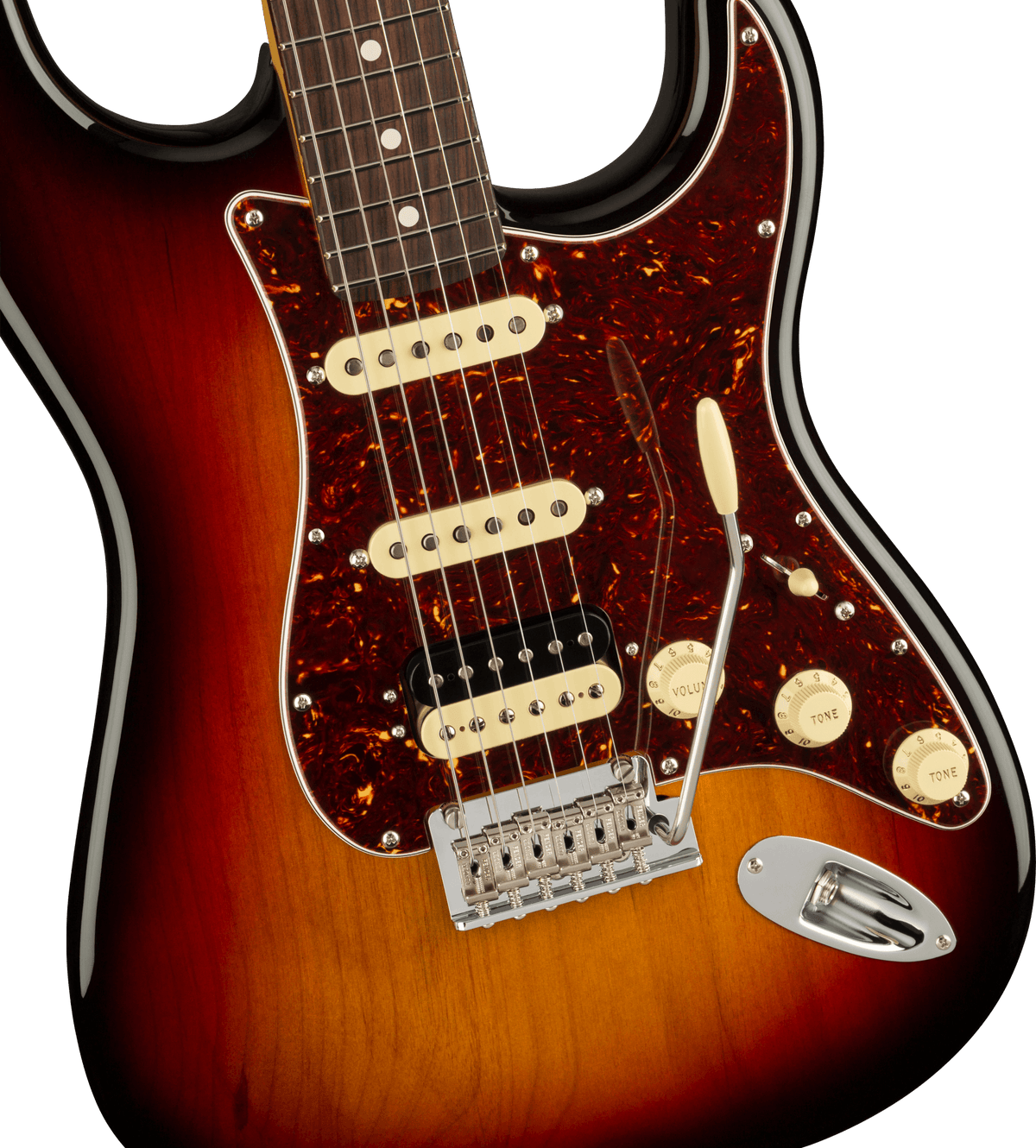 Fender American Professional II Stratocaster HSS, fingerboard detail