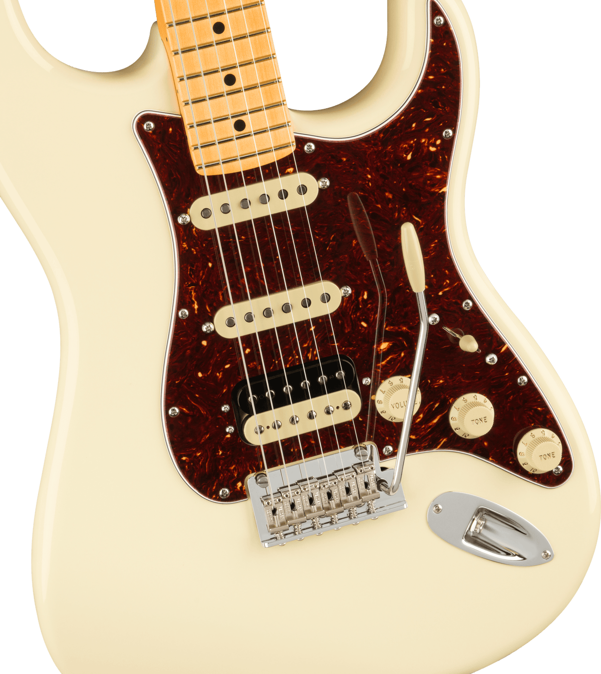 Fender American Professional II Stratocaster HSS, fingerboard detail