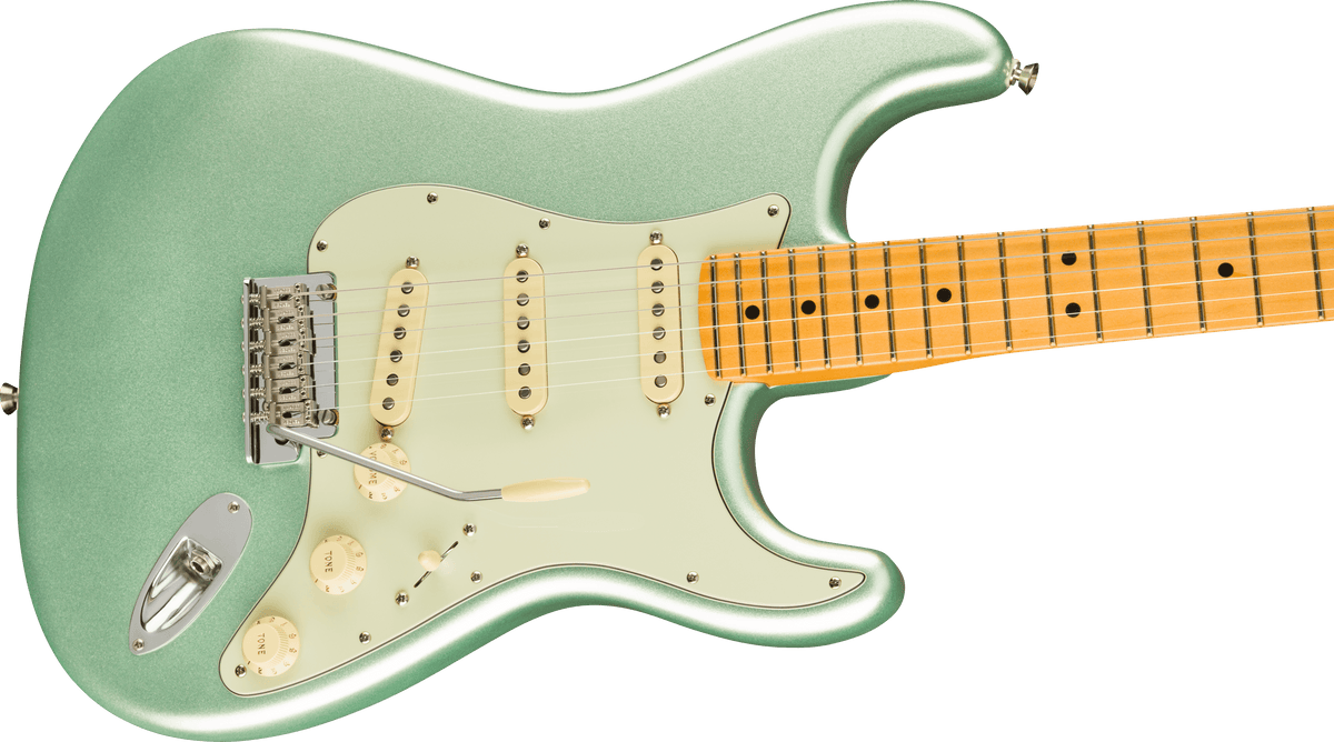 Fender American Professional II Stratocaster, body detail