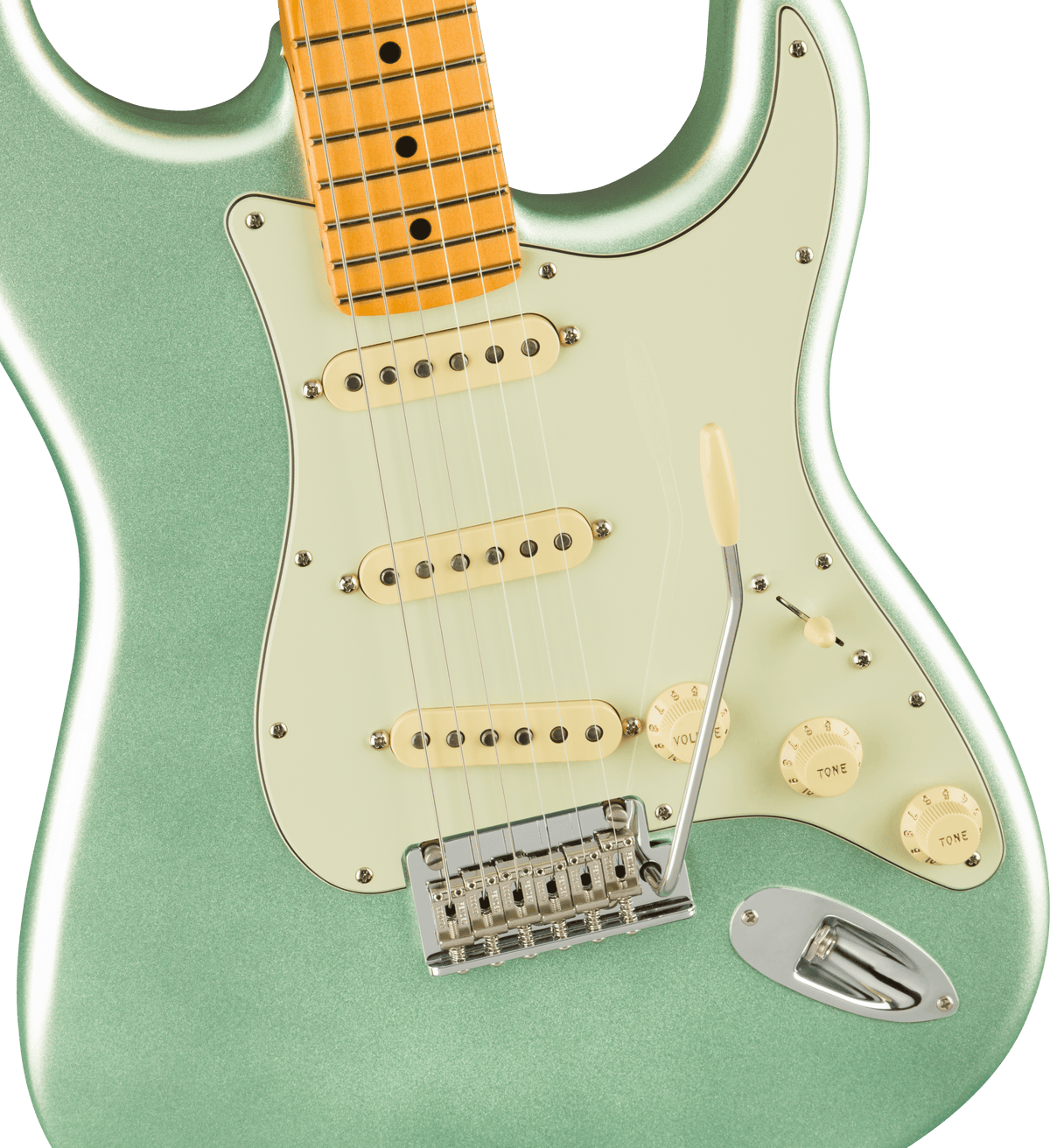 Fender American Professional II Stratocaster, fingerboard detail