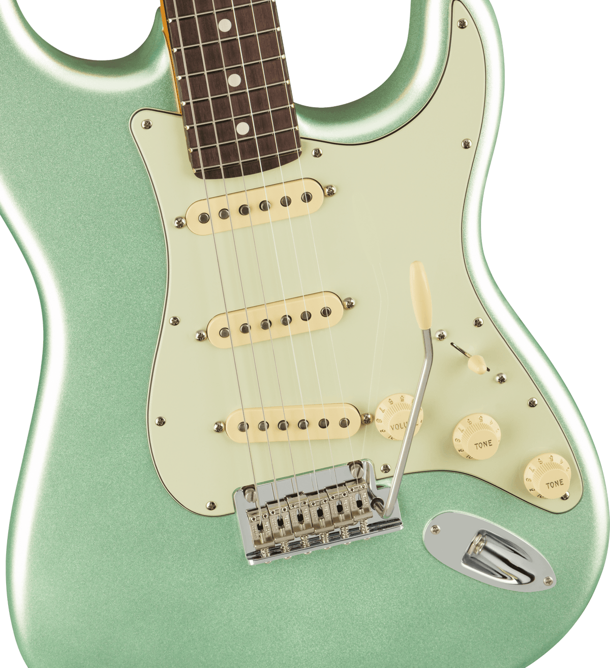 Fender American Professional II Stratocaster, fingerboard detail
