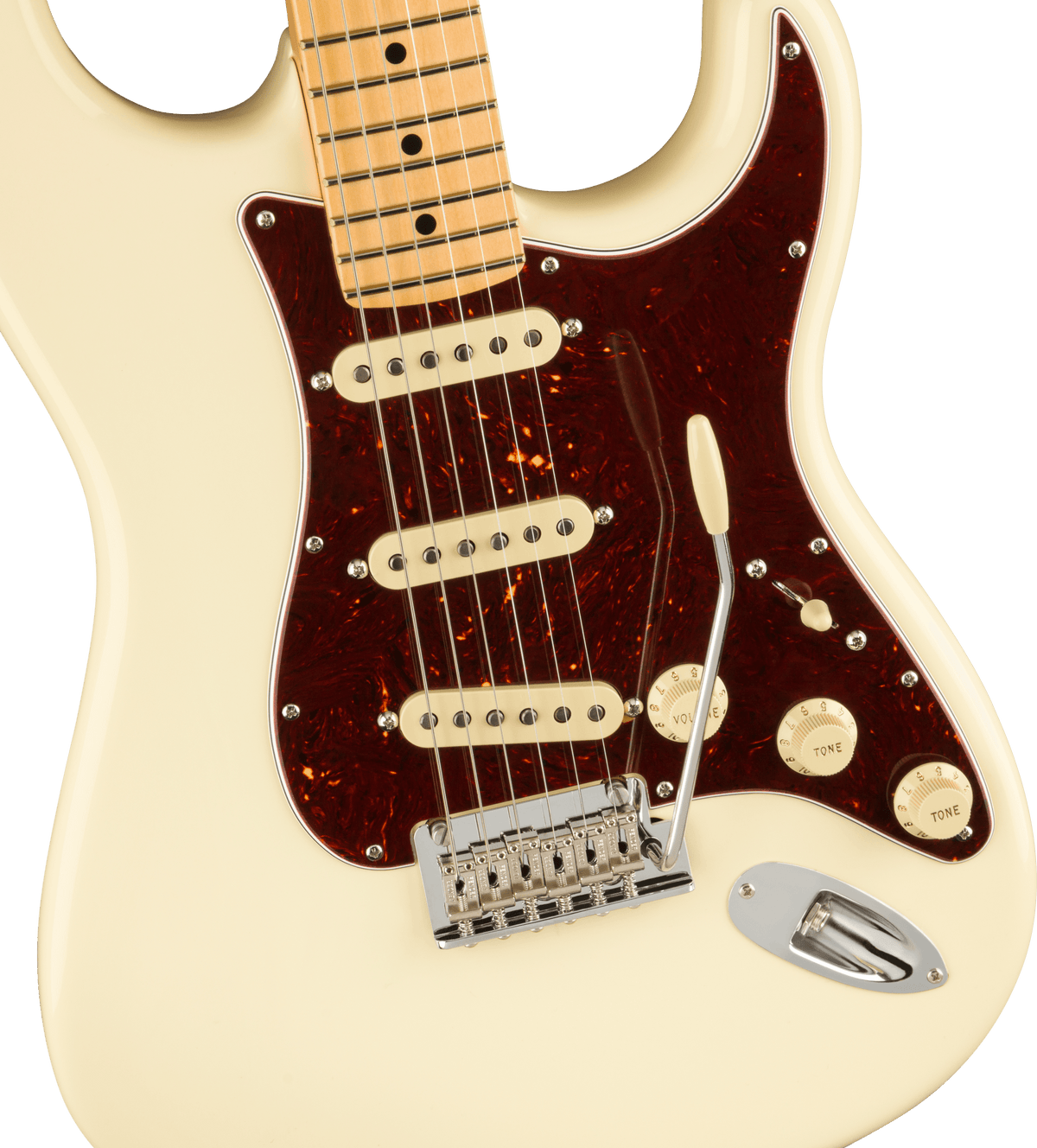 Fender American Professional II Stratocaster, fingerboard detail