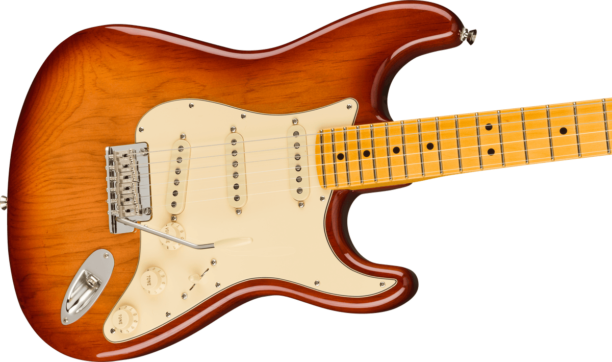 Fender American Professional II Stratocaster, body detail