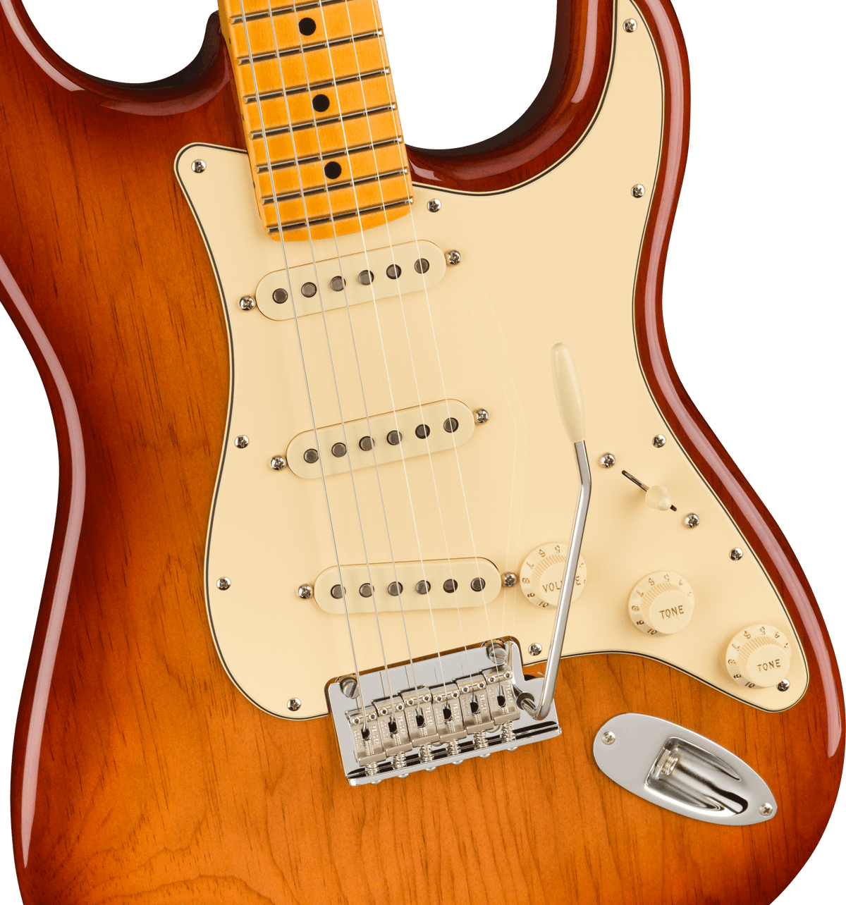 Fender American Professional II Stratocaster, fingerboard detail