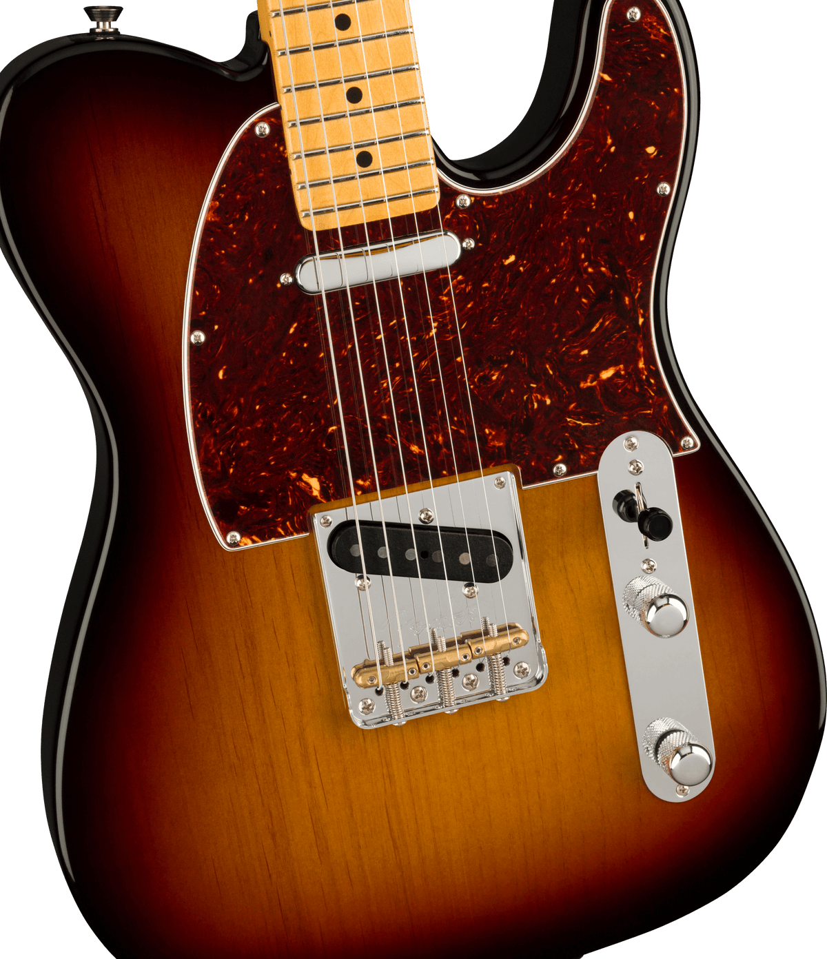 Fender American Professional II Telecaster, fingerboard detail