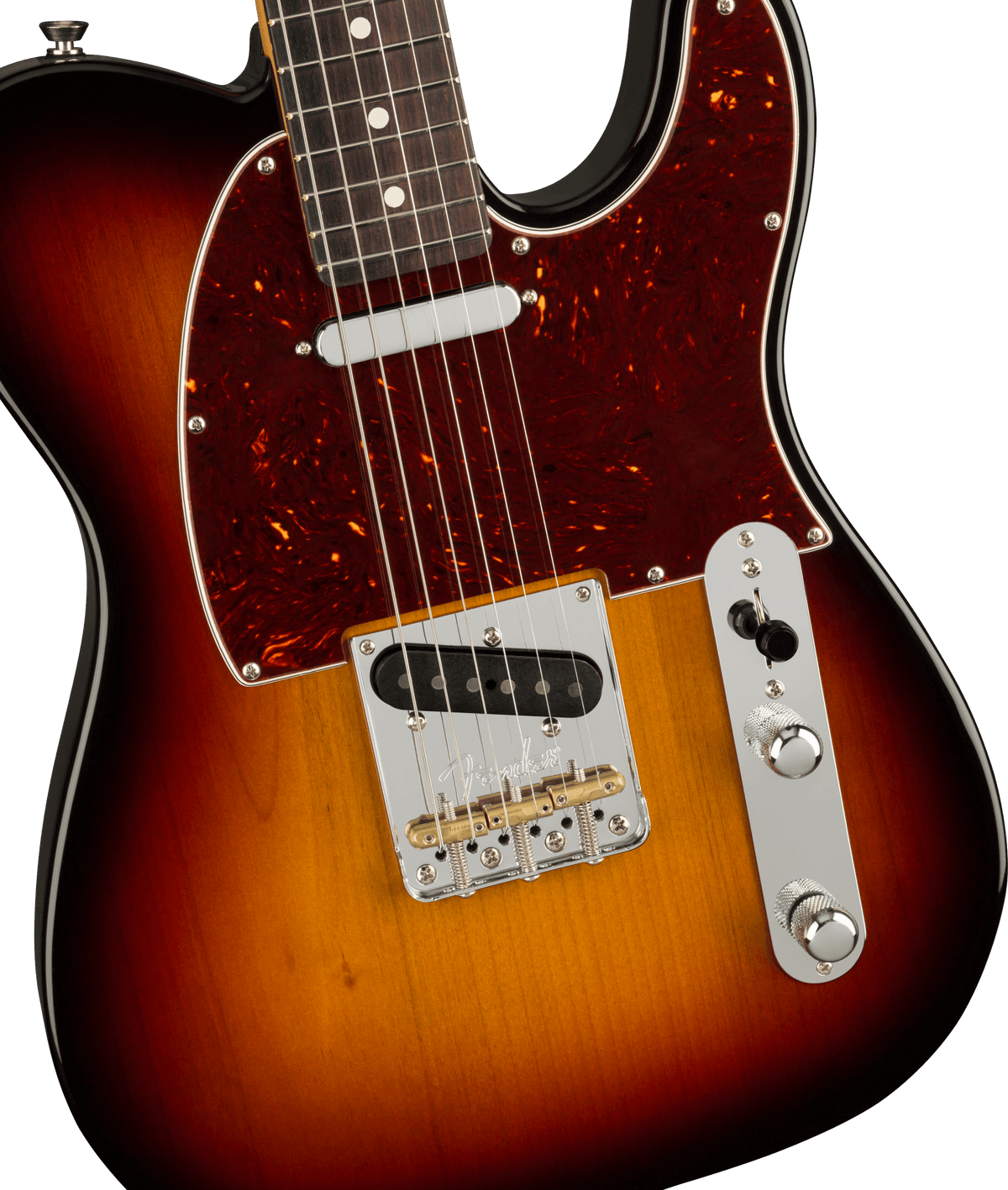 Fender American Professional II Telecaster, fingerboard detail