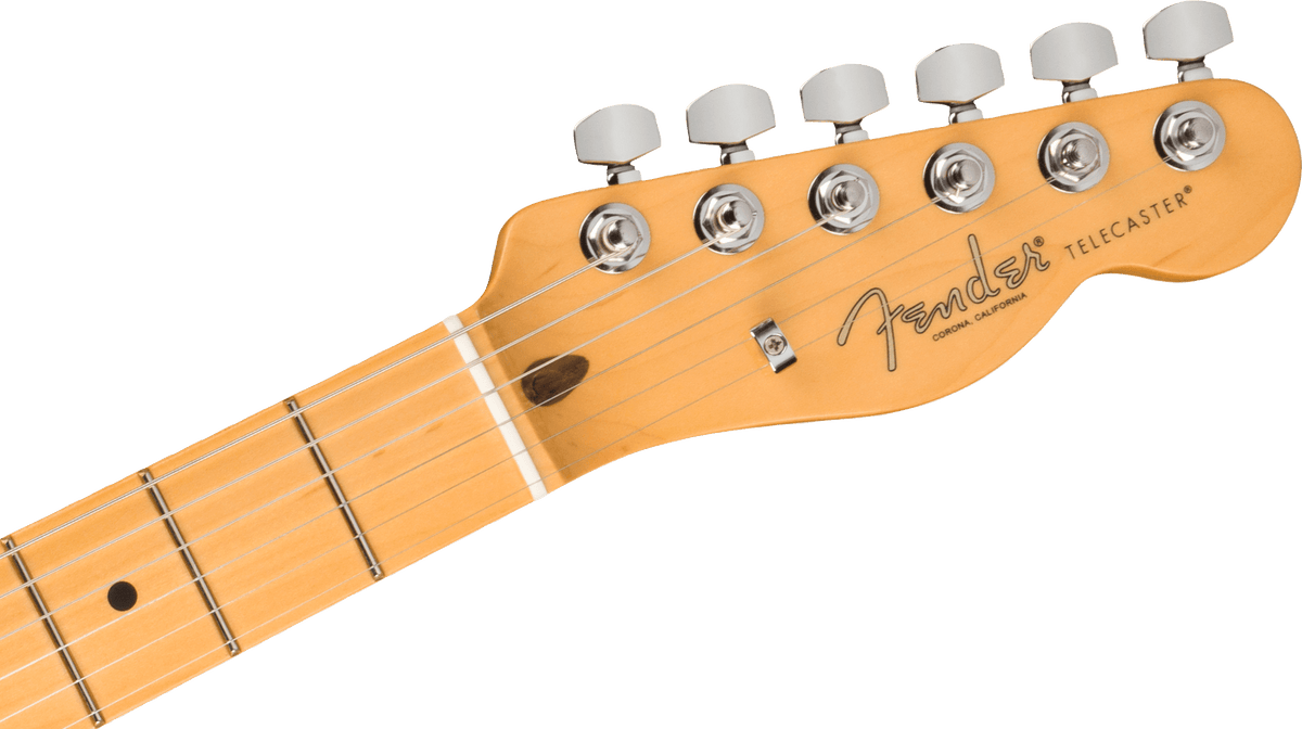 Fender American Professional II Telecaster, headstock, front