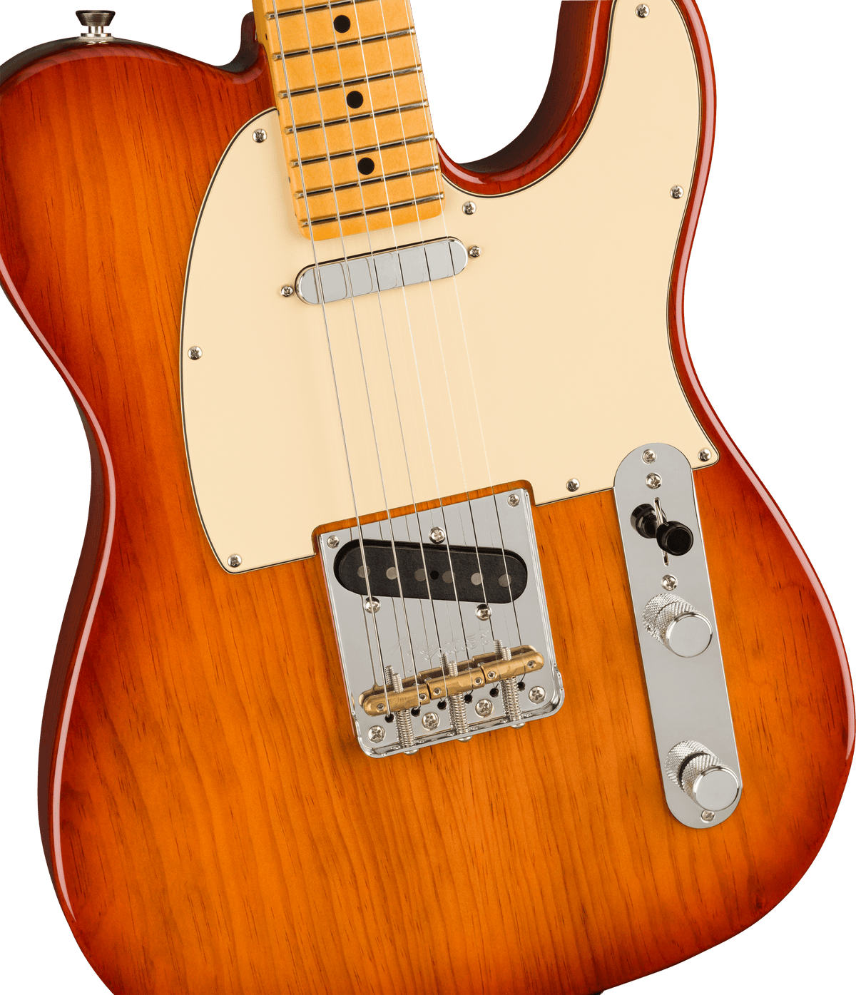 Fender American Professional II Telecaster, fingerboard detail
