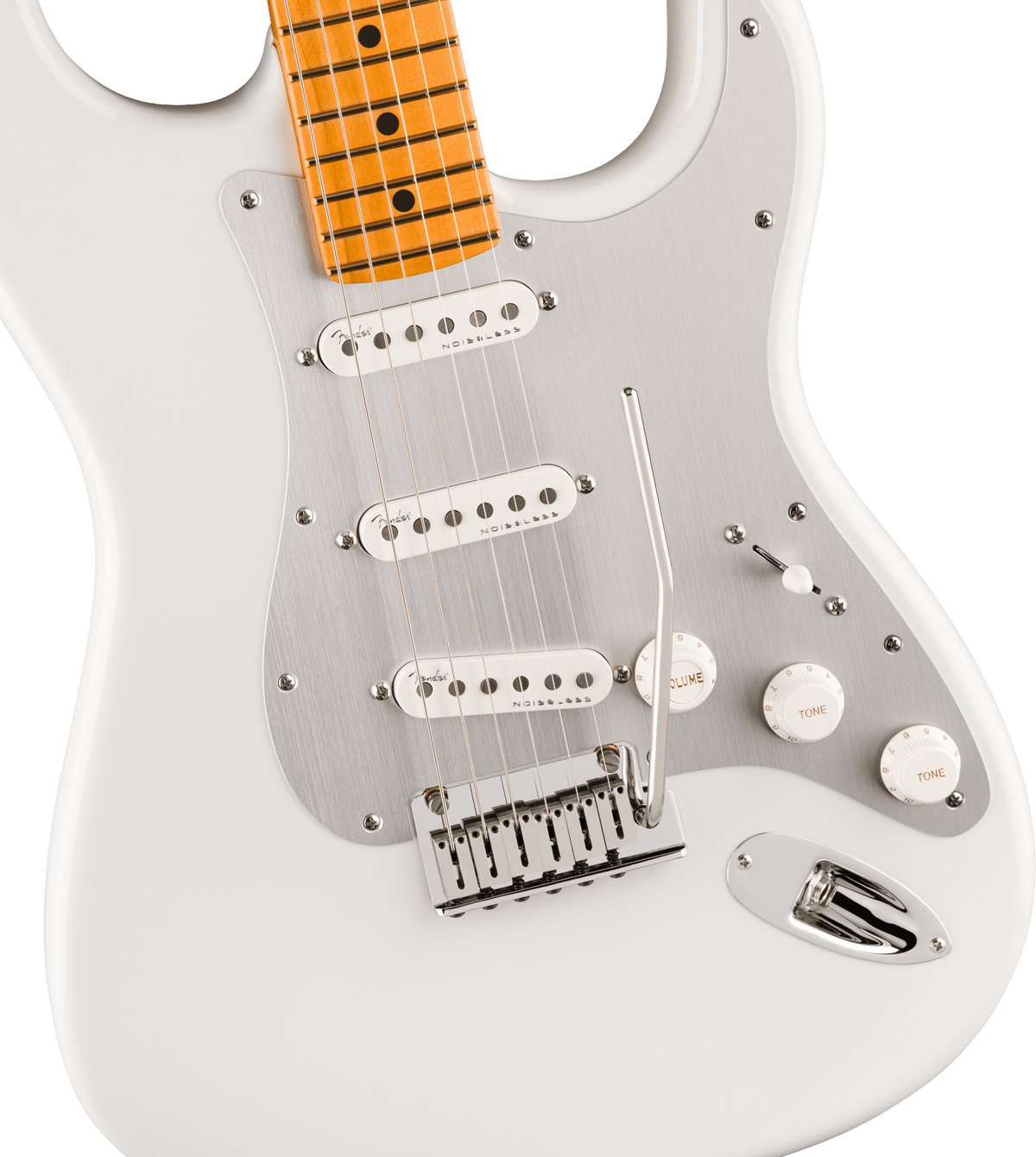 Fender American Ultra II Stratocaster, fingerboard detail