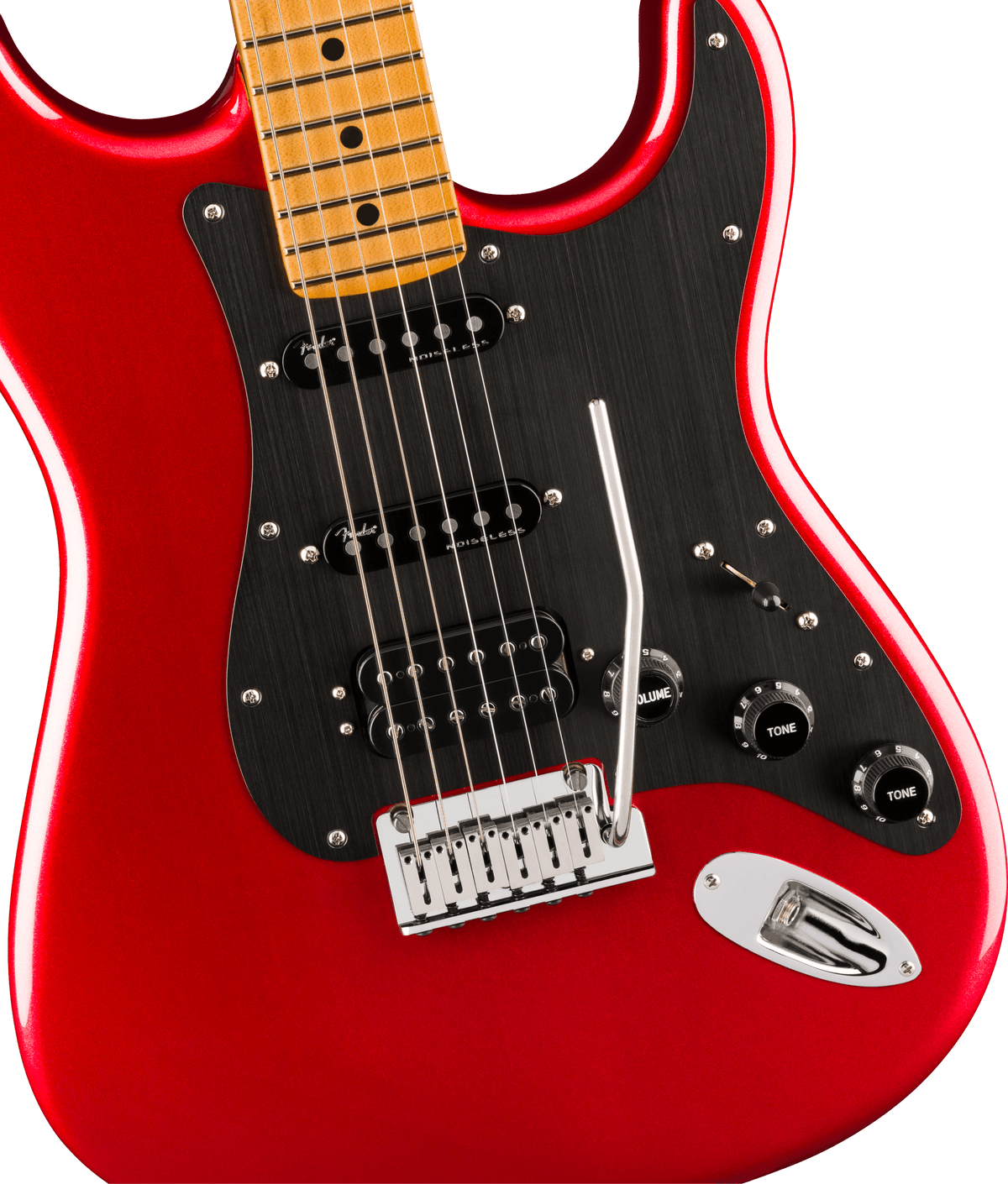 Fender American Ultra II Stratocaster HSS, fingerboard detail