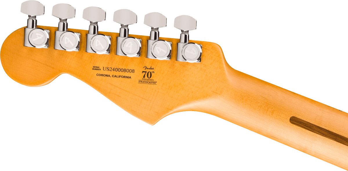 Fender American Ultra II Stratocaster HSS, headstock, back