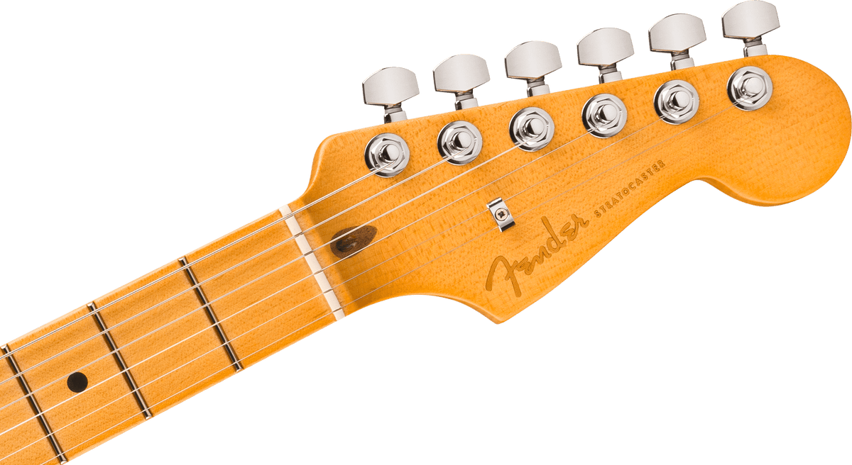 Fender American Ultra II Stratocaster HSS, headstock, front