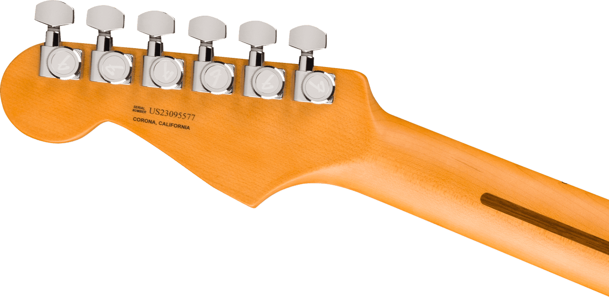 Fender American Ultra II Stratocaster HSS, headstock, back