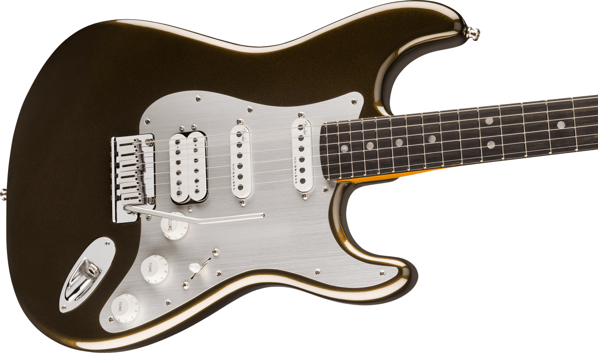 Fender American Ultra II Stratocaster HSS, body detail
