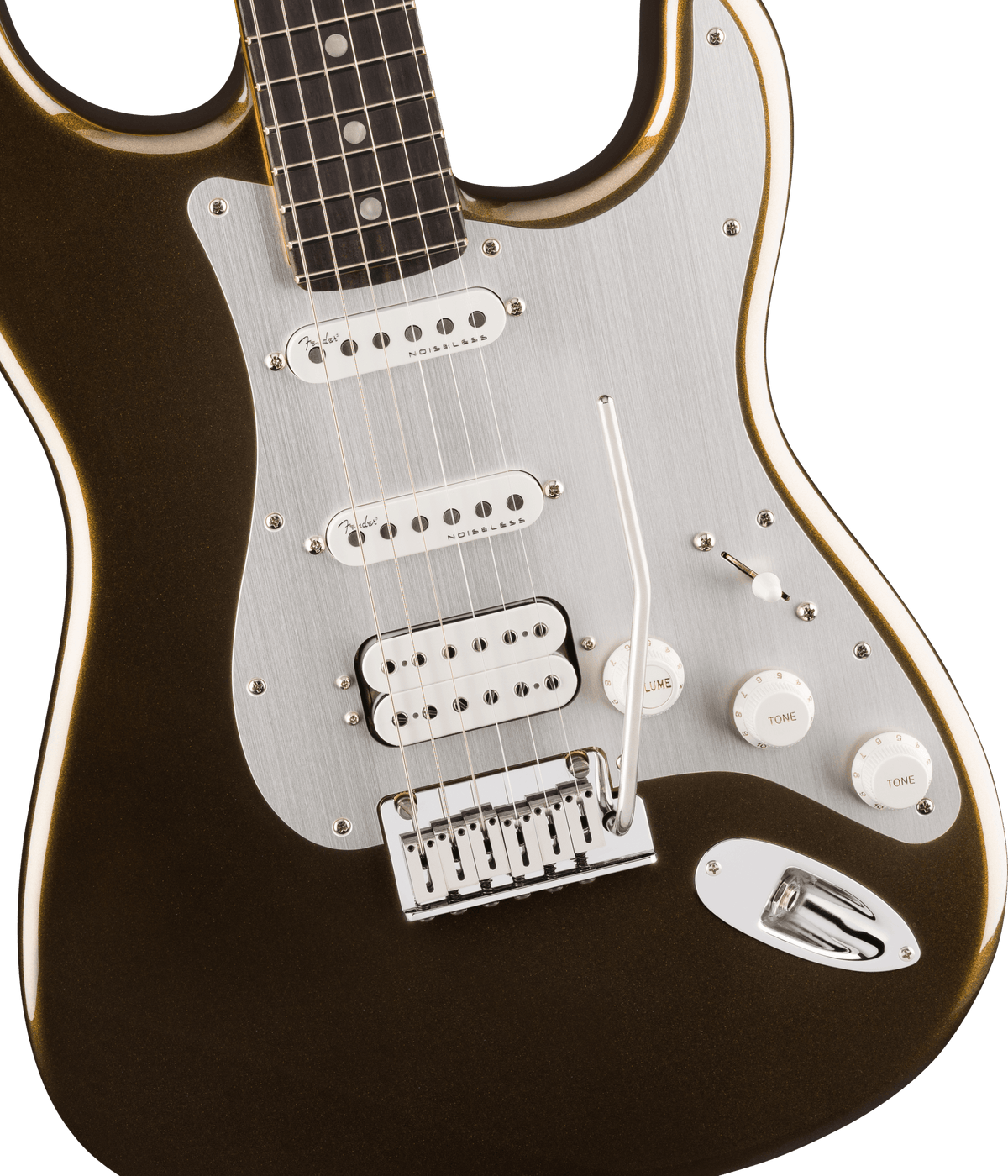 Fender American Ultra II Stratocaster HSS, fingerboard detail