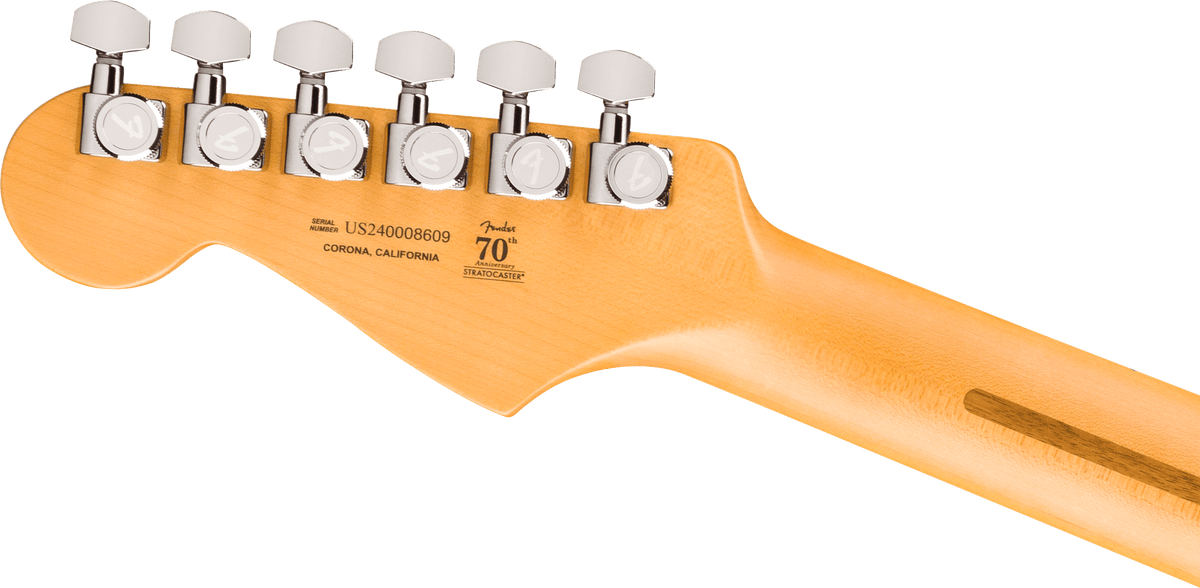 Fender American Ultra II Stratocaster HSS, headstock, back