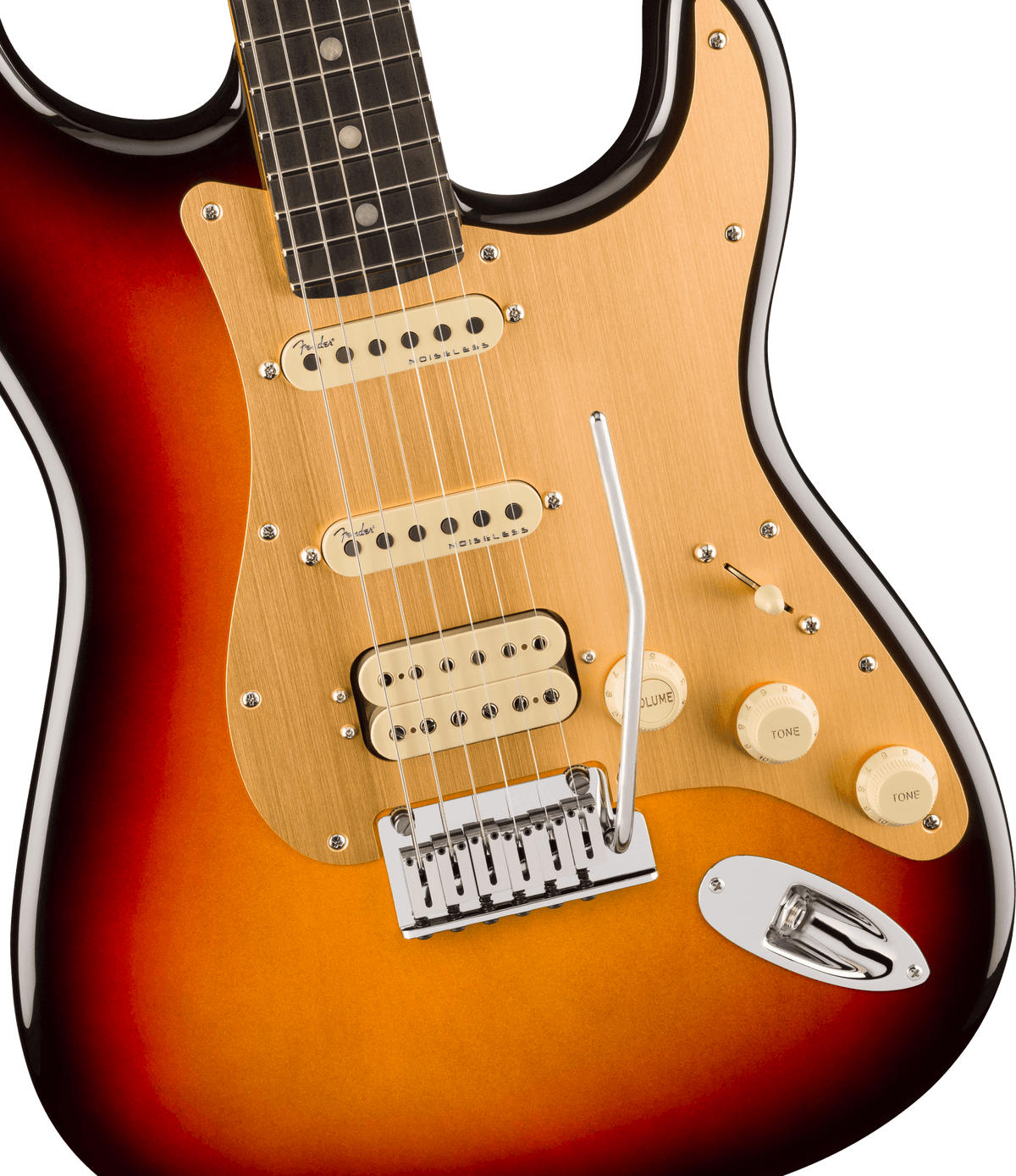 Fender American Ultra II Stratocaster HSS, fingerboard detail