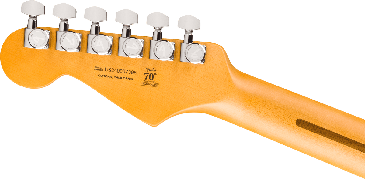 Fender American Ultra II Stratocaster HSS, headstock, back